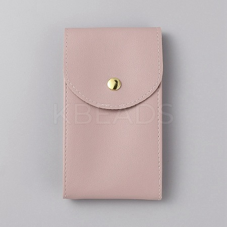 Rectangle Imitation Leather Single Watch Storage Bag ABAG-WH0044-45A-1