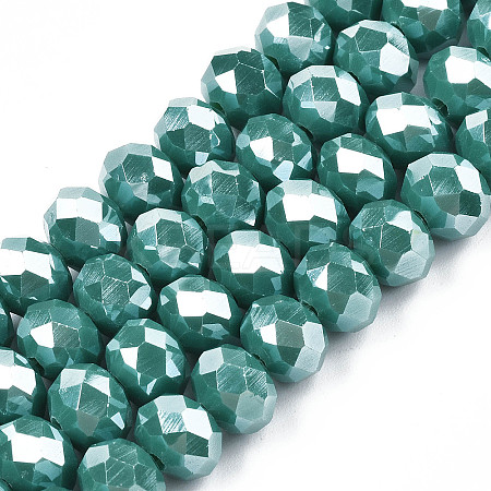 Electroplate Glass Beads Strands EGLA-A044-P3mm-A09-1