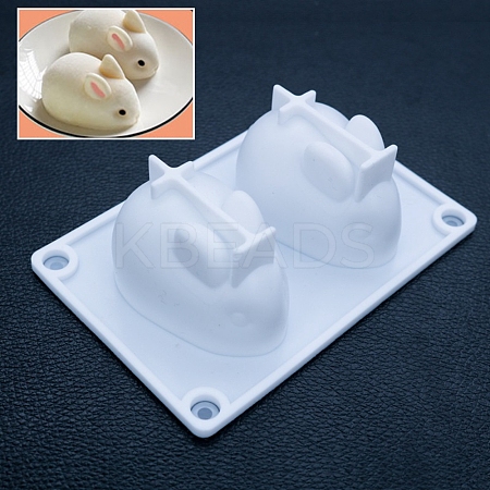 Bunny Silicone Molds for Easter DIY-G011-06-1