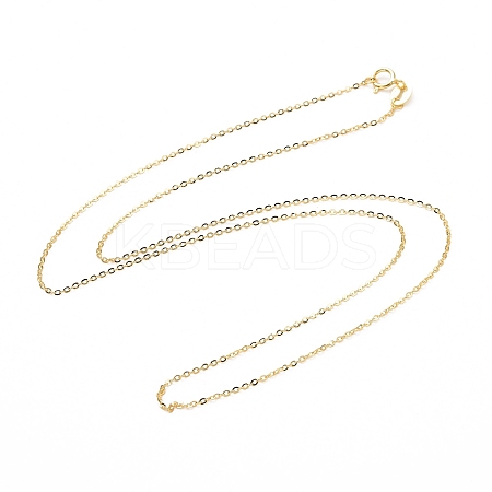925 Sterling Silver Cable Chains Necklace for Women STER-I021-08A-G-1