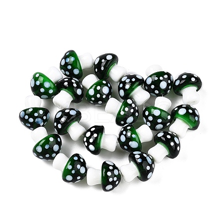 Handmade Lampwork Beads Strands LAMP-T021-13C-1