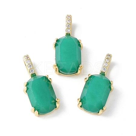 Natural & Dyed White Jade Pendants X-KK-F892-31G-02-1
