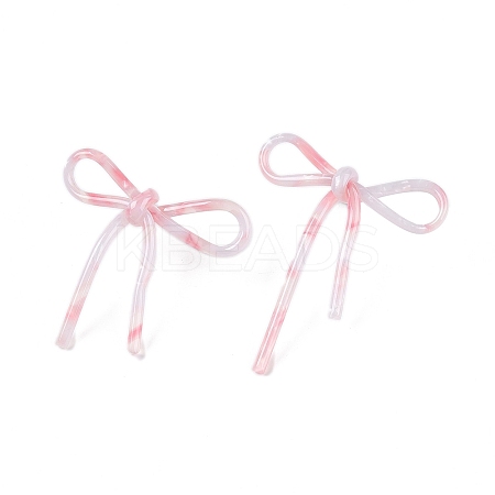 Cellulose Acetate(Resin) Stud Earrings EJEW-T020-01B-1