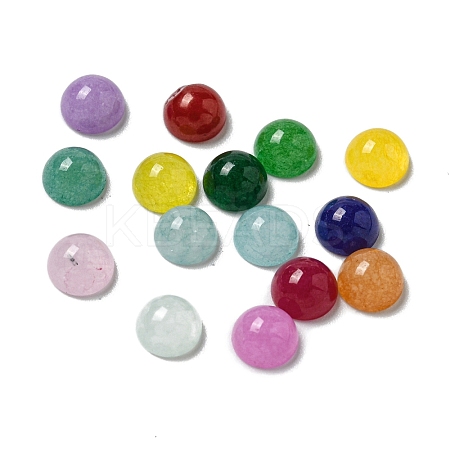 Dyed Natural White Jade Cabochons G-Q173-01A-19-1