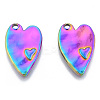 Ion Plating(IP) 304 Stainless Steel Pendants STAS-N098-187M-3