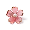 Acrylic Flower Pendants PALLOY-TA00245-3