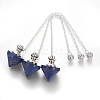 Natural & Synthetic Mixed Stone Cone Dowsing Pendulums G-G771-D-3