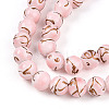 Baking Paint Glass Beads Strands DGLA-N010-10mm-01-3