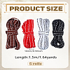 6M 4 Colors Polyester Grosgrain Ribbon OCOR-LP0003-71-2