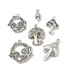 35Pcs 7 Styles Tibetan Style Alloy Pendants TIBE-FP0001-08-3