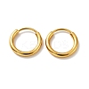 PVD Vacuum Plating 201 Stainless Steel Huggie Hoop Earrings STAS-H164-04G-1