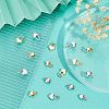 16Pcs 4 Style Rack Plating Real 18K Gold Plated Brass Pendants KK-FH0003-96-2