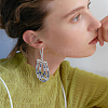 2Pcs 925 Sterling Silver Leverback Earring Findings STER-BC0003-08P-5