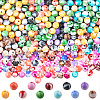550Pcs 11 Colors Opaque Acrylic Beads SACR-PA0001-05-1