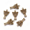 Tibetan Style Alloy Fairy Pendants TIBEP-S613-AB-LF-1