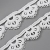 Polyester Lace Trims OCOR-WH0082-05B-1