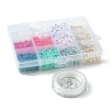 Christmas DIY Acrylic & CCB Plastic & Polymer Clay & Glass Beads Bracelets Jewelry Making Kits DIY-FS0006-22-6