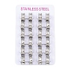 Non-Tarnish Round 304 Stainless Steel Hoop Earrings EJEW-M001-04P-3