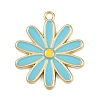 Alloy Enamel Pendants ENAM-H002-02G-04-1