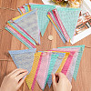 Imitated Burlap Bunting Triangle Flag Banner FIND-WH20019-120-3