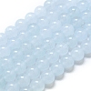 Natural Malaysia Jade Beads Strands G-L645-C01-8mm-01-1
