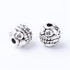 Tibetan Style Alloy Spacer Beads TIBE-Q063-43AS-RS-1