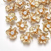 Brass Cubic Zirconia Charms KK-S348-261-1