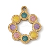 304 Stainless Steel Enamel Pendants STAS-K312-02C-G-1