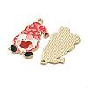 Independence Day Christmas Alloy Enamel Pendants ENAM-V002-02I-G-2