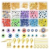Evil Eye Theme DIY Earrings Jewelry Makings Kits DIY-FS0003-69-1