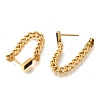 Ion Plating(IP) 304 Stainless Stell Studs Earring EJEW-H008-06G-01-2