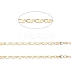 Ion Plating(IP) 304 Stainless Steel Dapped Oval Link Chains CHS-G027-01G-2