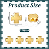 120Pcs Alloy Beads FIND-PH0027-13G-2