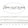 304 Stainless Steel Heart Link Chains CHS-A016-32P-A-2