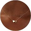 Simple Style Adjustable 316L Surgical Stainless Steel Heart and Initial Pendant Necklaces for Women WG95AEF-21-1