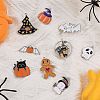28Pcs 14 Styles Halloween Theme Alloy Enamel Pendants ENAM-SZ0001-63P-6