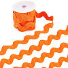 9 Yards Polyester Wavy Fringe Trim Ribbon OCOR-XCP0002-93A-1