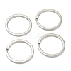 304 Stainless Steel Keychain Clasp Findings STAS-B012-02A-P-1