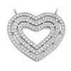 Brass Micro Pave Cubic Zirconia Pendants KK-P280-01P-1