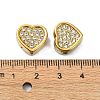 Heart Shape 304 Stainless Steel Beads STAS-C089-07G-3