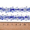 Handmade Foil Glass Beads Strands FOIL-Q002-07A-4