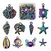 20Pcs 10 Style Alloy Pendants FIND-LS0001-22MC-1
