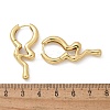 Rack Plating Brass Melting Drop Hoop Earrings for Women EJEW-Z019-19G-5