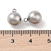 Non-Tarnish 304 Stainless Steel Charms STAS-G336-04E-P-3