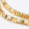 Non-magnetic Synthetic Hematite Heishi Beads Strands G-P262-22-G-1