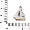 304 Stainless Steel Pendants STAS-K311-14GP-3