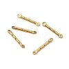 304 Stainless Steel Textured Bar Links Connector Charms STAS-A134-01J-G-1