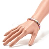 Love Word Acrylic Beads Stretch Bracelet BJEW-JB07307-3