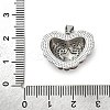 Brass Micro Pave Cubic Zirconia Pendants KK-C091-02C-PG-3