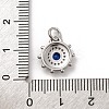 Brass Micro Pave Cubic Zirconia Charms KK-U033-22P-02-3